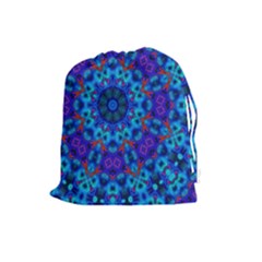 Motif Drawstring Pouch (large) by Sobalvarro