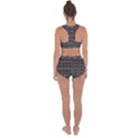 Moth pattern Racerback Boyleg Bikini Set View2