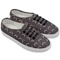 Moth pattern Women s Classic Low Top Sneakers View3