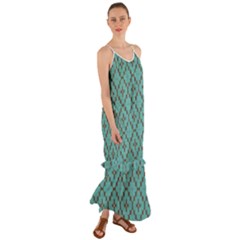 Tiles Cami Maxi Ruffle Chiffon Dress by Sobalvarro