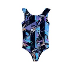 Eyesore  Kids  Frill Swimsuit by MRNStudios