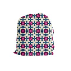 Geometric Drawstring Pouch (large) by SychEva