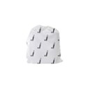 Black And White Cricket Sport Motif Print Pattern Drawstring Pouch (XS) View2