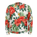 Red flowers Men s Sweatshirt View1