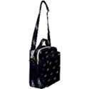 Formula One Black And White Graphic Pattern Crossbody Day Bag View2