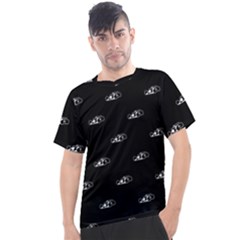 Formula One Black And White Graphic Pattern Men s Sport Top by dflcprintsclothing