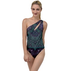 Mandala Corset To One Side Swimsuit by MRNStudios