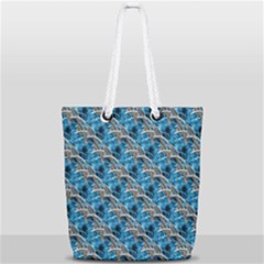 Abstract Illusion Full Print Rope Handle Tote (small) by Sparkle
