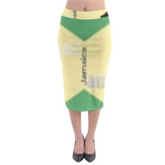 Jamaica, Jamaica  Midi Pencil Skirt by Janetaudreywilson