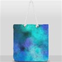 Blue Galaxy Full Print Rope Handle Tote (Large) View1