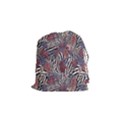 Zebra Chain Pattern Drawstring Pouch (Small) View1