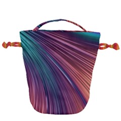 Metallic Rainbow Drawstring Bucket Bag by Dazzleway
