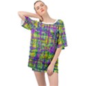 Mosaic Tapestry Oversized Chiffon Top View1