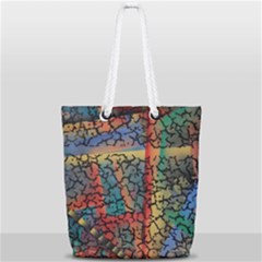 Crackle Full Print Rope Handle Tote (small) by WILLBIRDWELL