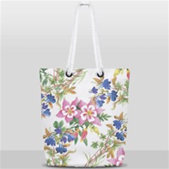 Garden Flowers Full Print Rope Handle Tote (small) by goljakoff