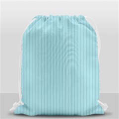 Blizzard Blue & Black - Drawstring Bag (small) by FashionLane