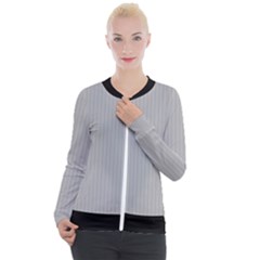 Chalice Silver Grey & Black - Casual Zip Up Jacket by FashionLane