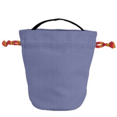 Lavender Violet & Black - Drawstring Bucket Bag by FashionLane