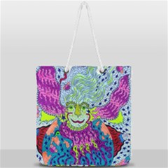 Supersoniccelestialpower2020 Full Print Rope Handle Tote (large) by chellerayartisans