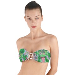 Supersonicfrog Twist Bandeau Bikini Top by chellerayartisans