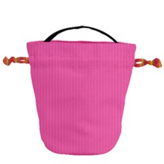 Brilliant Rose - Drawstring Bucket Bag by FashionLane
