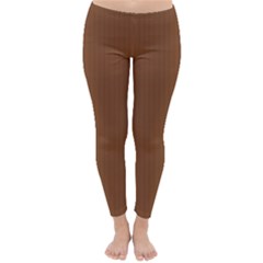 Caramel Cafe Brown - Classic Winter Leggings by FashionLane