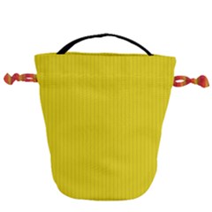 Citrine Yellow - Drawstring Bucket Bag by FashionLane