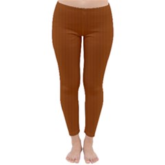 Burnt Orange - Classic Winter Leggings by FashionLane