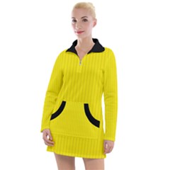 Aureolin - Women s Long Sleeve Casual Dress by FashionLane