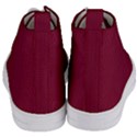 Rhubarb Red - Women s Mid-Top Canvas Sneakers View4