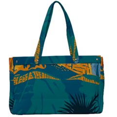 Guadalupe Mountains National Park With El Capitan Peak Texas United States Wpa Poster Art Color Canvas Work Bag by retrovectors