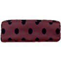 Large Black Polka Dots On Brandy Brown - Full Print Rope Handle Tote (Large) View3