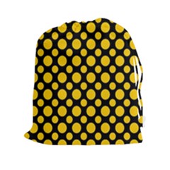 Dot Dots Dotted Yellow Drawstring Pouch (2xl) by impacteesstreetwearten
