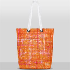 Mosaic Tapestry Full Print Rope Handle Tote (small) by essentialimage