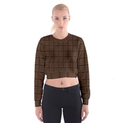 Chocolate Cropped Sweatshirt by goljakoff