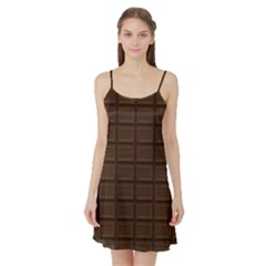 Milk Chocolate Satin Night Slip by goljakoff