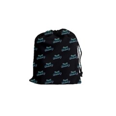 Just Beauty Words Motif Print Pattern Drawstring Pouch (small) by dflcprintsclothing