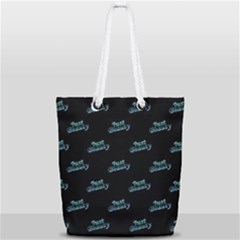 Just Beauty Words Motif Print Pattern Full Print Rope Handle Tote (small) by dflcprintsclothing
