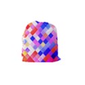 Squares Pattern Geometric Seamless Drawstring Pouch (Small) View2