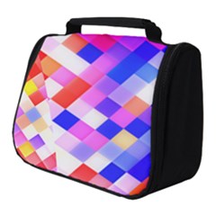 Squares Pattern Geometric Seamless Full Print Travel Pouch (small) by Dutashop