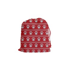 Paws Love Dogs Paws Love Dogs Drawstring Pouch (small) by designsbymallika