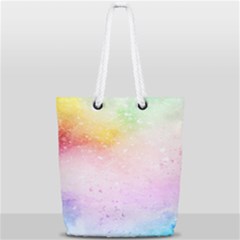 Rainbow Splashes Full Print Rope Handle Tote (small) by goljakoff