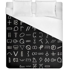 Hobo Signs Collected Inverted Duvet Cover (california King Size) by WetdryvacsLair