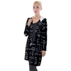 Hobo Signs Collected Inverted Hooded Pocket Cardigan by WetdryvacsLair