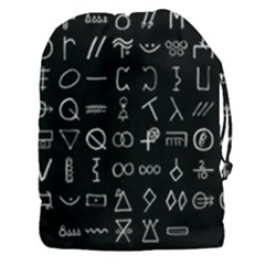 Hobo Signs Collected Inverted Drawstring Pouch (3xl) by WetdryvacsLair
