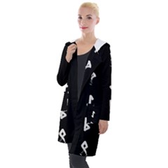 Elder Futhark Rune Set Collected Inverted Hooded Pocket Cardigan by WetdryvacsLair