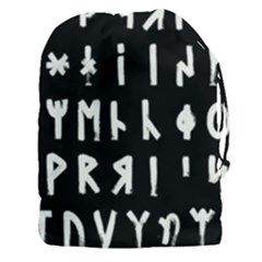 Complete Dalecarlian Rune Set Inverted Drawstring Pouch (3xl) by WetdryvacsLair