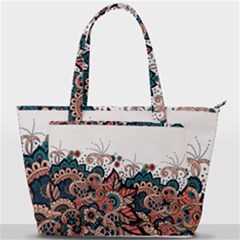 Orange Baatik Print Back Pocket Shoulder Bag  by designsbymallika
