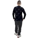 Arfican Head Sculpture Motif Print Pattern Men s Pique Long Sleeve Tee View2