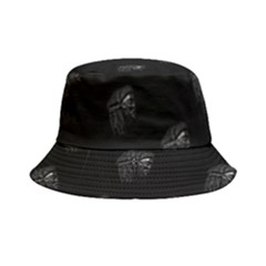 Arfican Head Sculpture Motif Print Pattern Bucket Hat by dflcprintsclothing